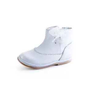 White Leather Boot