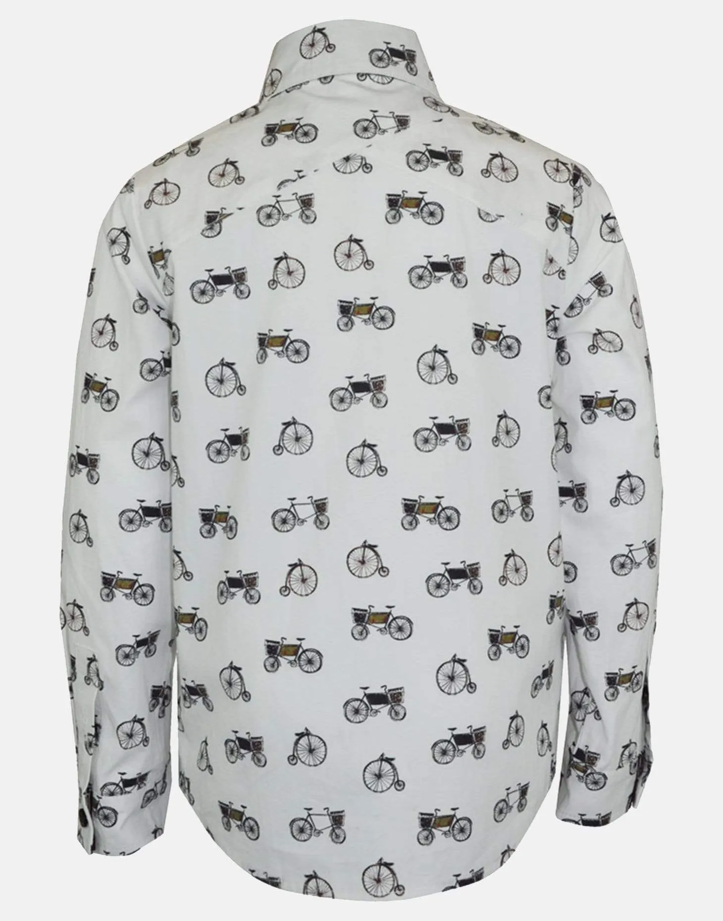 William: Bike print shirt & bowtie