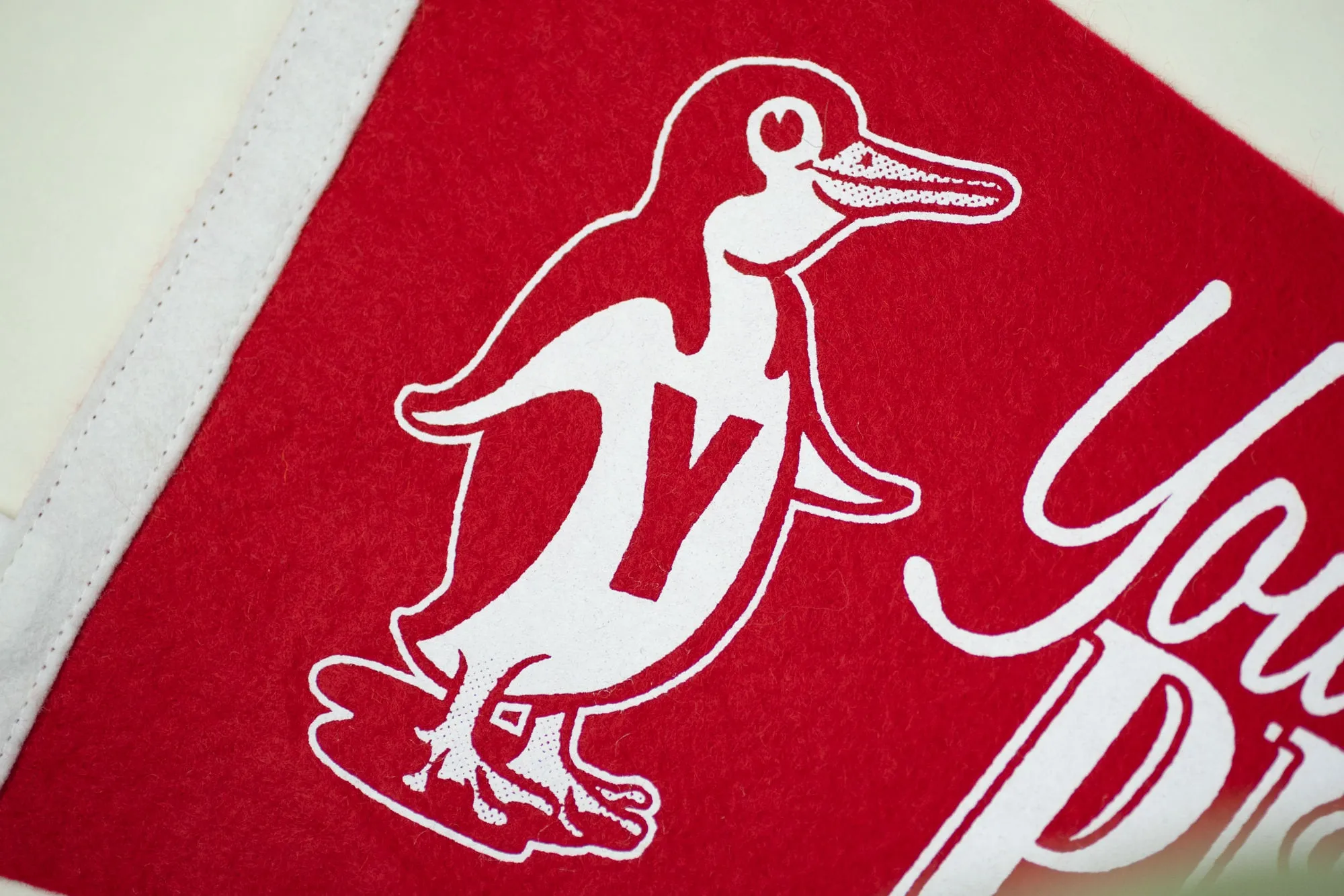 Youngstown State Vintage Penguins Logo Pennant