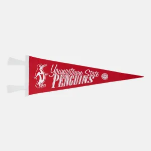 Youngstown State Vintage Penguins Logo Pennant