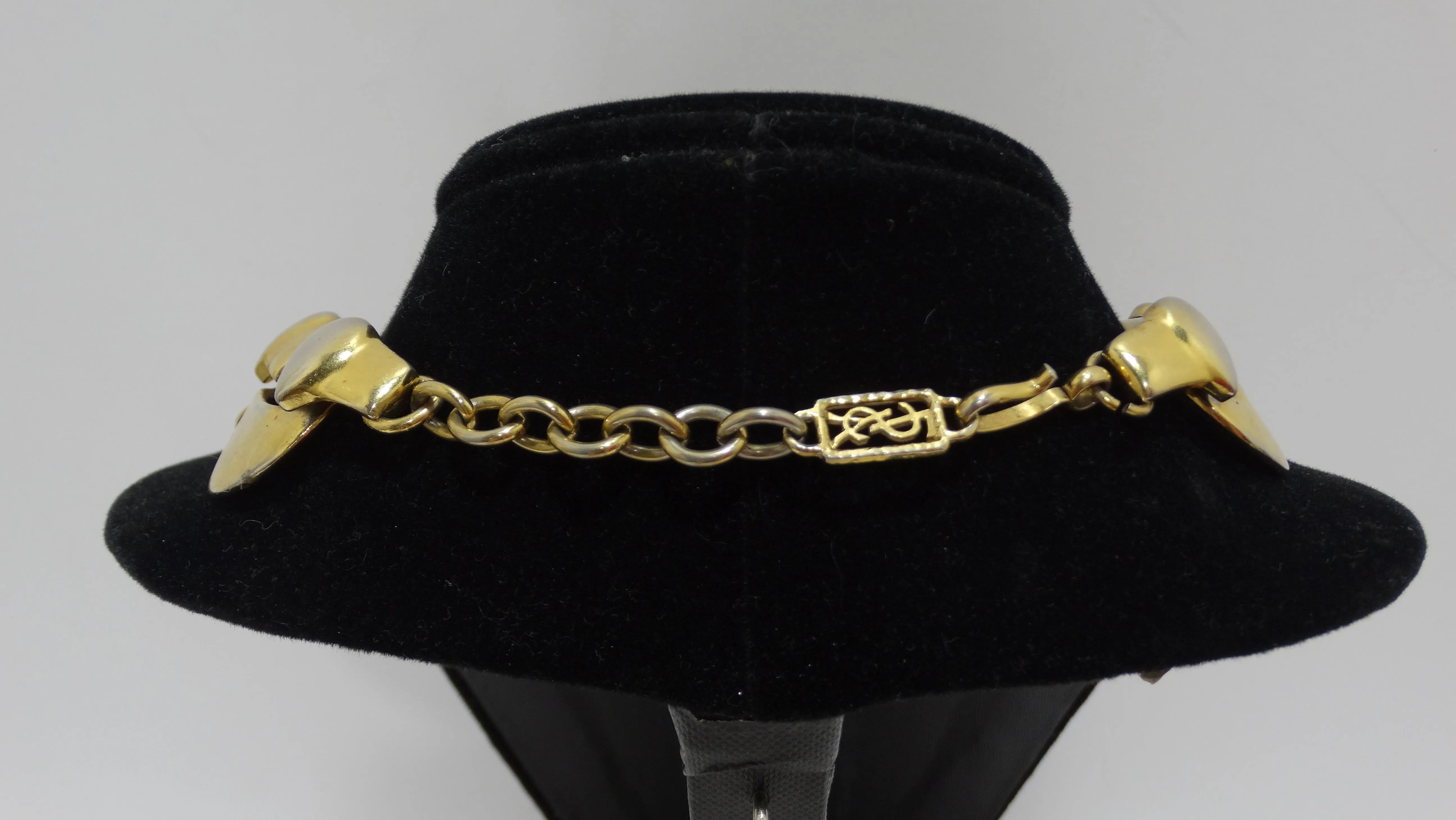 Yves Saint Laurent Runway Chunky Gold Link Necklace